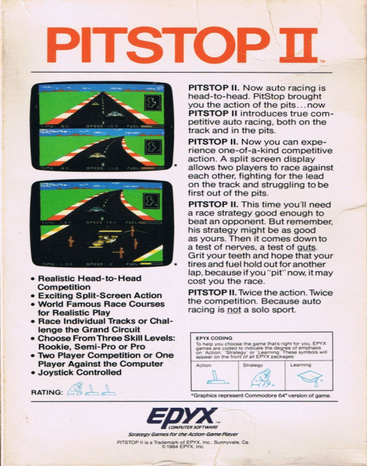Pitstop II — Box back