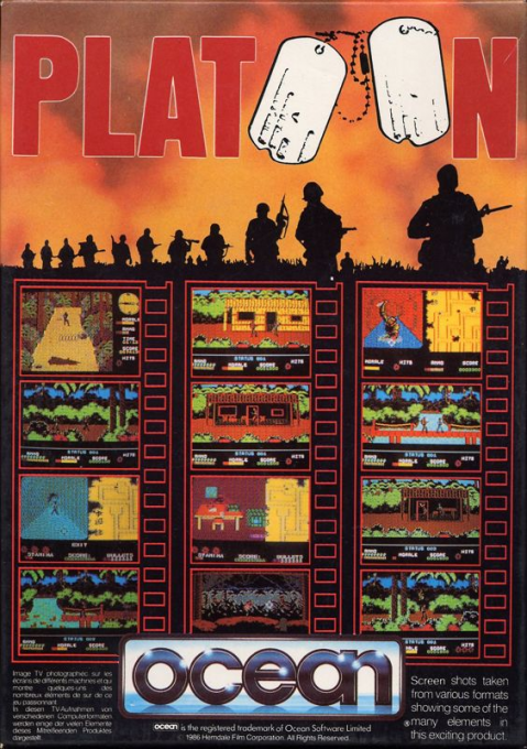 Platoon — Box back