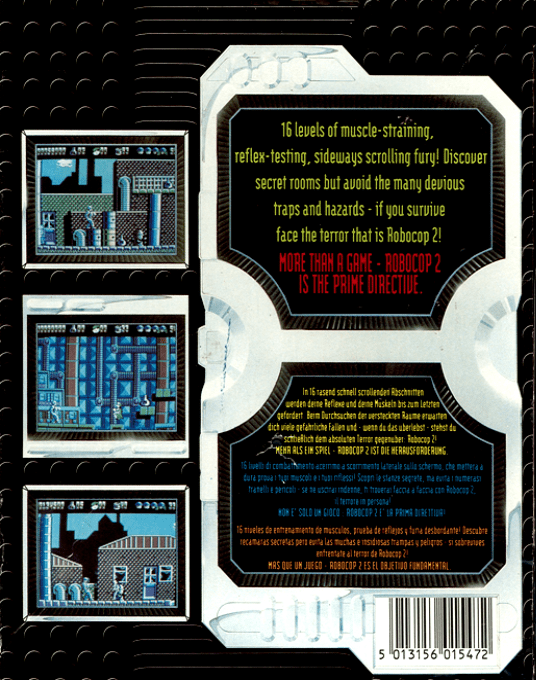 Robocop 2 — Box back