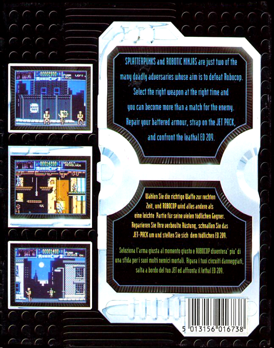 Robocop 3 — Box back