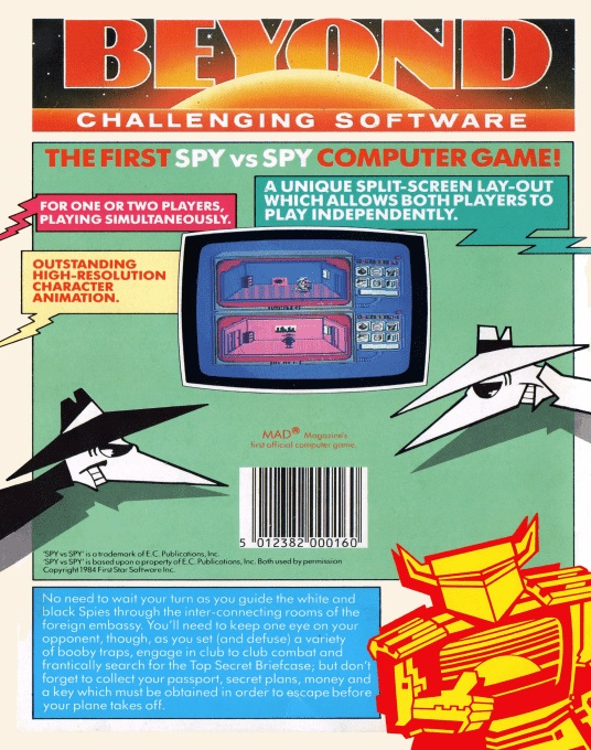 Spy vs Spy — Box back