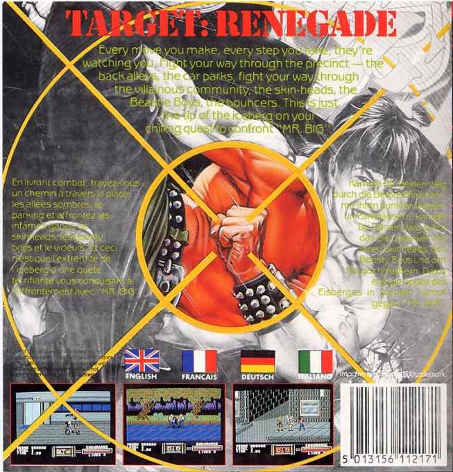 Target : Renegade — Box back