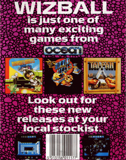 Wizball — Box back