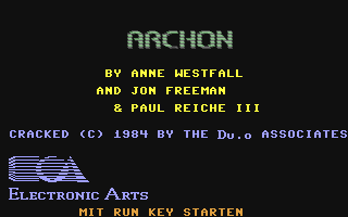 Archon — Title screen