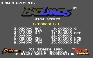 Badlands — Title screen