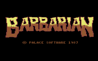 Barbarian : The Ultimate Warrior — Title screen