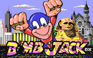 Bomb Jack — Title screen