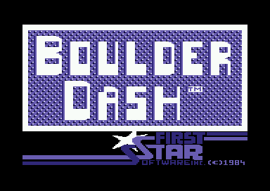 Boulder Dash — Title screen
