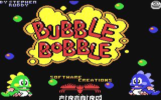 Bubble Bobble — Title screen