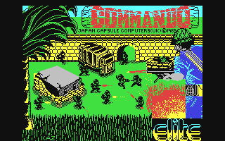 Commando — Title screen