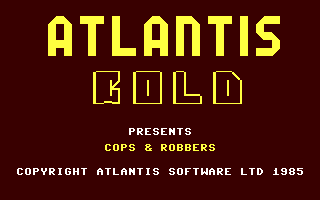 Cops'n'Robbers — Title screen