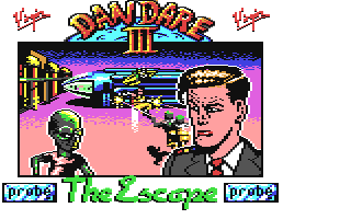 Dan Dare III : The Escape — Title screen