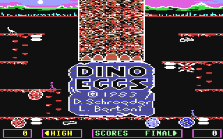 Dino Eggs — Title screen