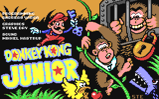 Donkey Kong Junior (Homebrew) — Title screen