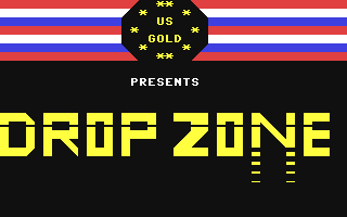 Dropzone — Title screen