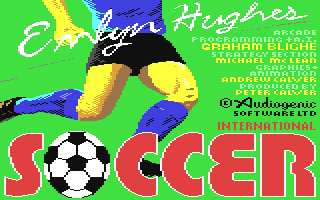 Emlyn Hughes International Soccer — Title screen