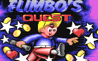 Flimbo's Quest — Title screen