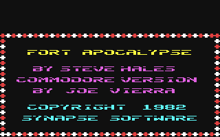 Fort Apocalypse — Title screen