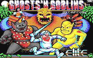 Ghosts'n Goblins — Title screen