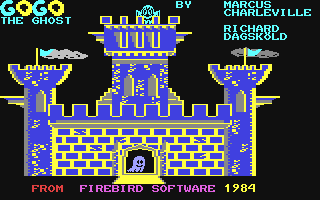 Gogo the Ghost — Title screen