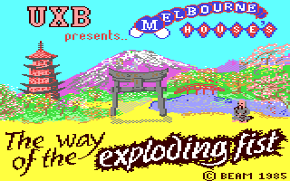 Kung-Fu : The Way of the Exploding Fist — Title screen