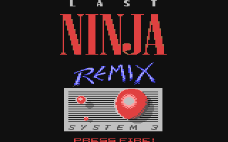 Last Ninja Remix — Title screen