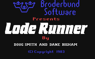 Lode Runner — Title screen