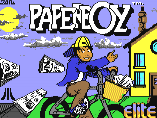 Paperboy — Title screen