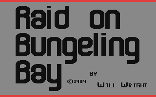Raid on Bungeling Bay — Title screen