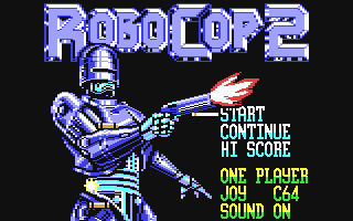 Robocop 2 — Title screen