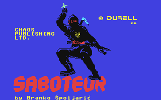 Saboteur — Title screen