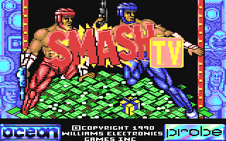 Smash T.V. — Title screen