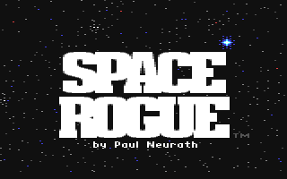 Space Rogue — Title screen