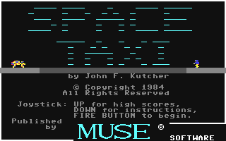 Space Taxi — Title screen