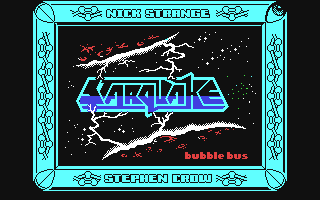 Starquake — Title screen