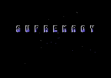 Supremacy : Your Will Be Done — Title screen
