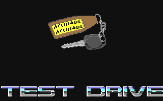 Test Drive — Title screen