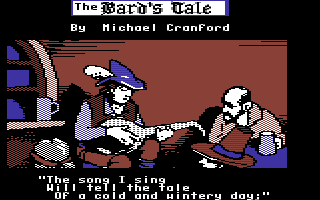 The Bard's Tale : Tales of the Unknown — Title screen