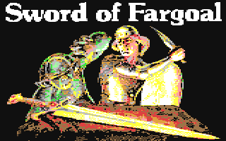 The Sword of Fargoal — Title screen