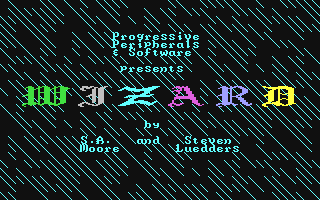 Ultimate Wizard — Title screen