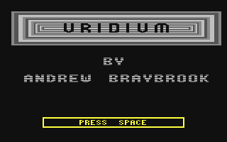 Uridium — Title screen