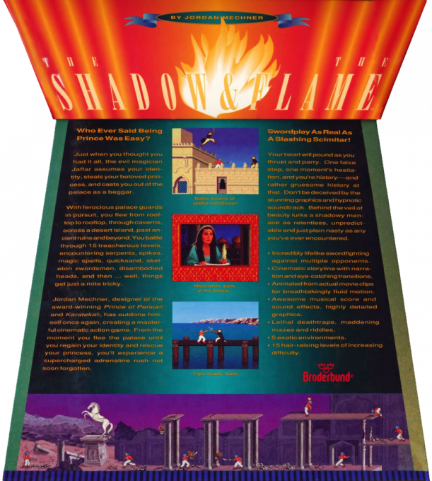 Prince of Persia 2 : The Shadow & The Flame — Box back