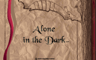 Alone in the Dark — Title screen