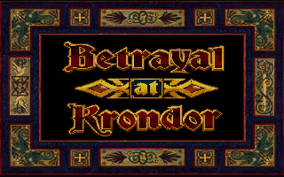 Betrayal at Krondor — Title screen