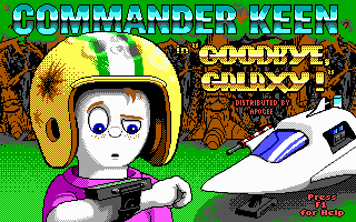 Commander Keen IV : Secret of the Oracle — Title screen