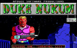 Duke Nukum : Episode 1 Shrapnel City — Title screen