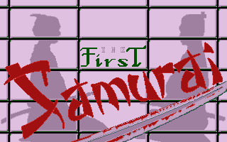 First Samurai — Title screen