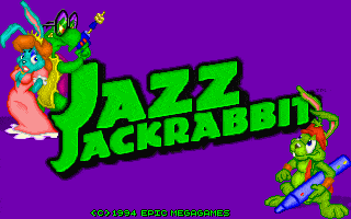 Jazz Jackrabbit — Title screen