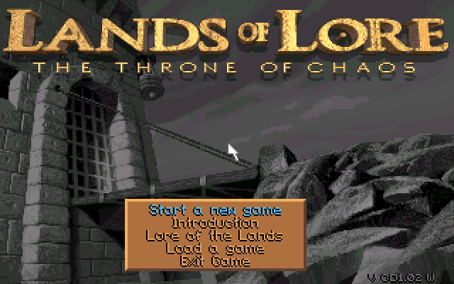Lands Of Lore : The Throne Of Chaos — Title screen