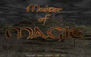 Master of Magic — Title screen